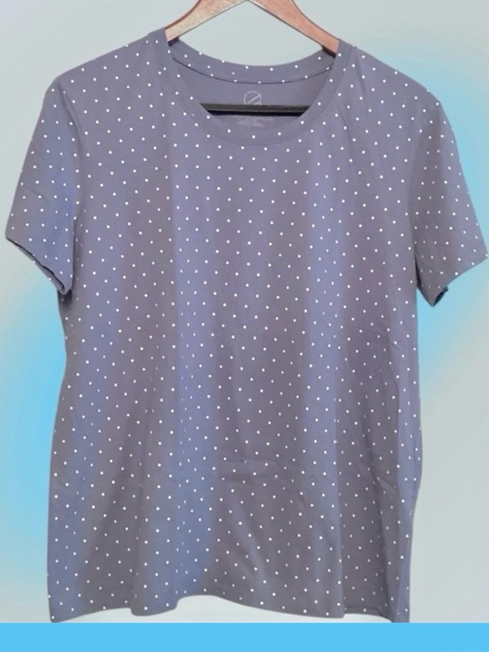 ECOTHREADS Tops - ECOTHREADS~ Dressy T-Shirt-Size XL~Light Blue~Fitted Organic Cotton